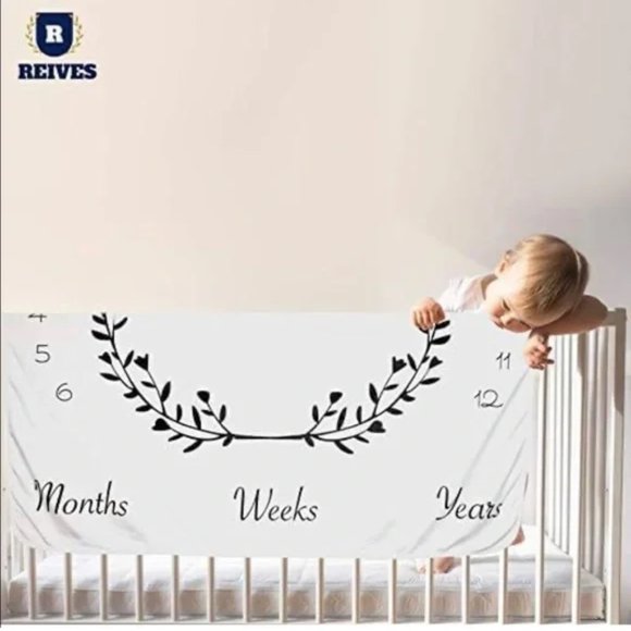 Reives | Gender Neutral Milestones Blanket - Picture 5 of 13